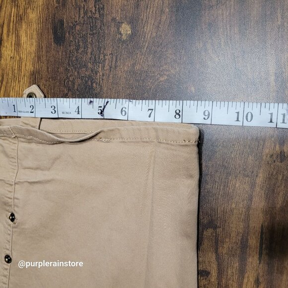 Democracy Ab Solution Cargo Jeans Size 22 W High Rise Tab Leg Beige Clay - Picture 11 of 12